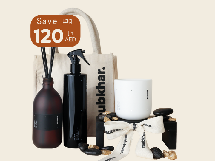 مجموعة تثبيت العطر -شمعة هدية 